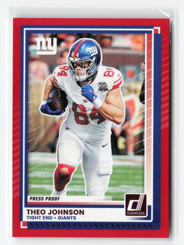 2025 Panini Theo Johnson Base (Raw)