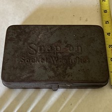 Vintage Snap-on Midget M-70 M-3 Socket Set 932 Drive 16pc With Ratchet 