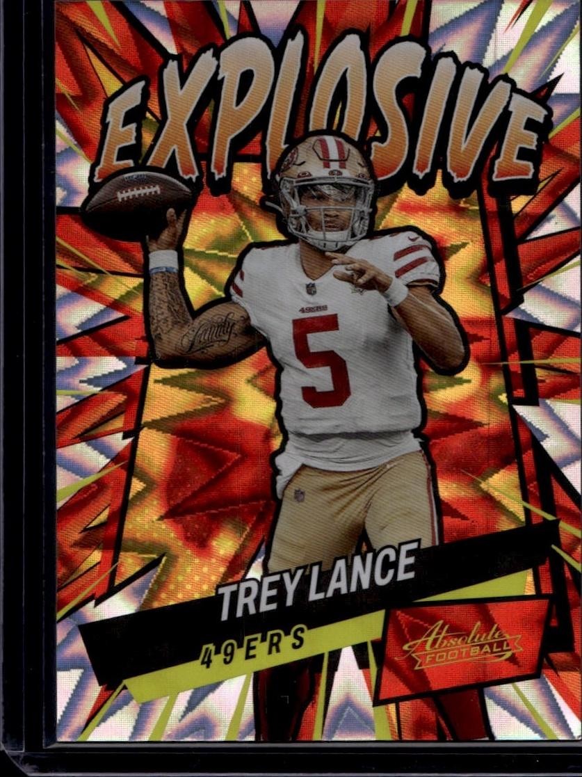 2022 Panini Absolute #E11 Trey Lance Explosive