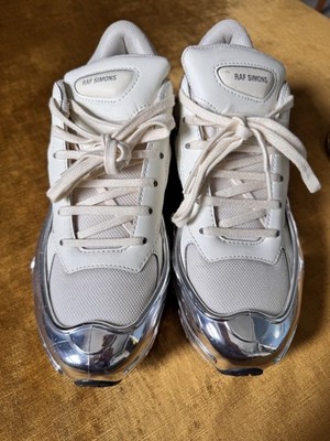 adidas raf simons ozweego gebrochene weiss Chrome gebraucht, sehr gut Zustand
