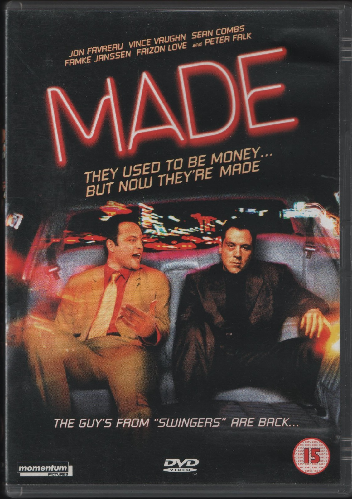 Made (DVD 2002) Jon Favreau Vince Vaughn crime comedy film