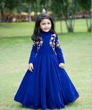 Readymade kids girls Gown party wear eid indian girls designer dress