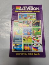 Original Print 1982 Activision Atari 2600 Video Game Insert Catalog