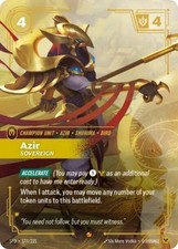 1x Azir - Sovereign - 177/221 - Epic - Foil NM-Mint Riftbound TCG: Spiritforged  — live eBay listing