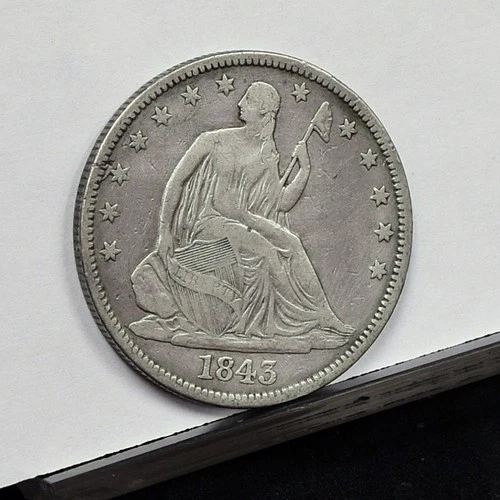 1843-P Seated Liberty Half Dollar — photo from another recent sale