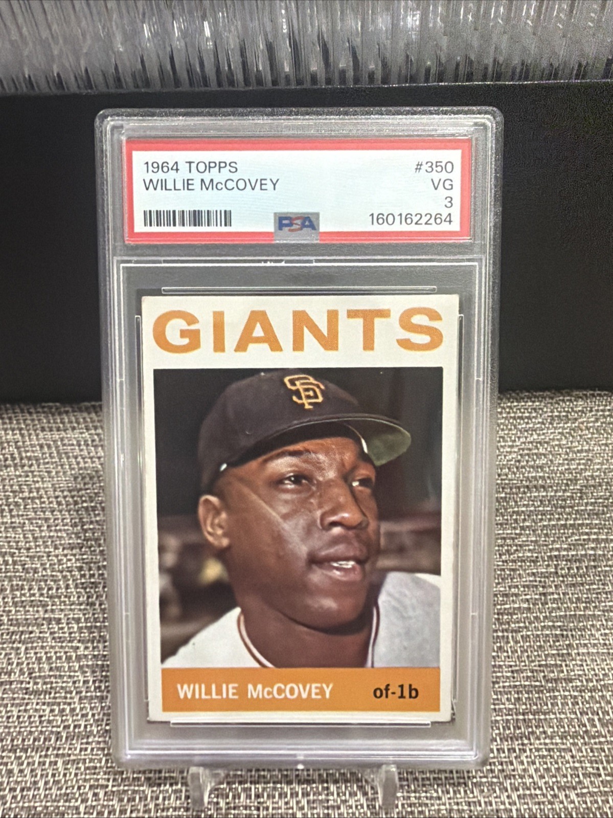1964 Topps Willie McCovey #350 PSA 3 VG SF Giants HOF Vintage Baseball Cards