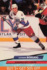 1992-93 Ultra #239 Luciano Borsato Winnipeg Jets Hockey