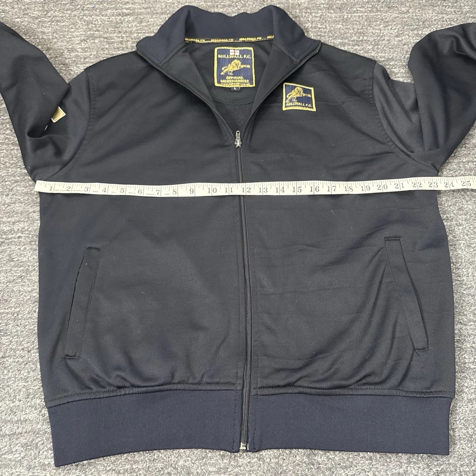 Chaqueta Millwall FC Grande Negra Dorada Pista Fútbol Club Oficial Fútbol León 85 Foto 4 de 4