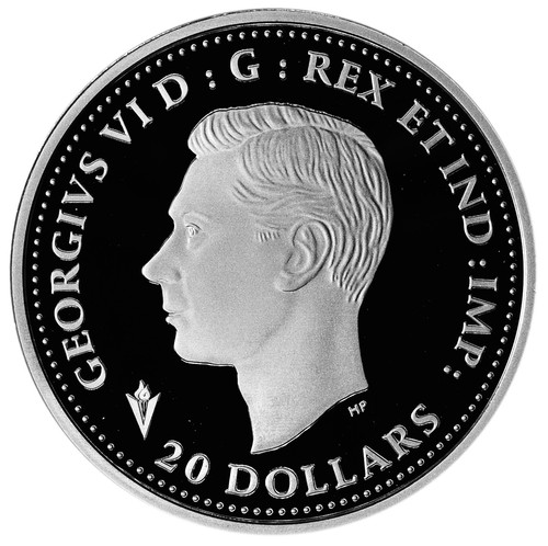 CANADA $20 2020 WWII Battlefront Series 'Liberation of the Netherlands' 1oz. - Foto 3 di 5