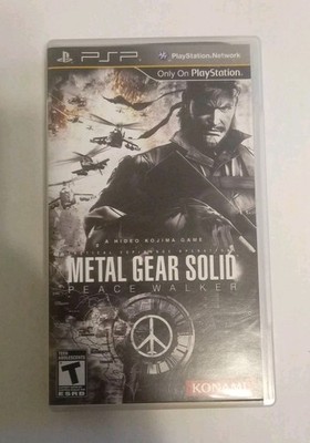Metal Gear Solid Peace Walker Black Label Psp CIB Tested