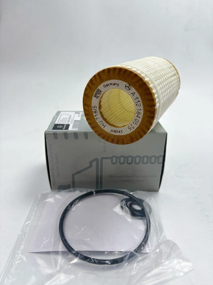 Cartucho FILTRO DE ACEITE original genuino Mercedes Benz A 0001802609 con juntas tóricas Foto 4 de 4