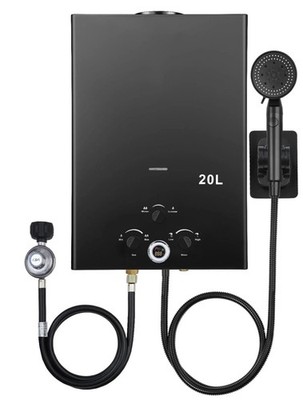 20L Tankless Propane Water Heater - 5.26GPM Portable Gas with Digital Display