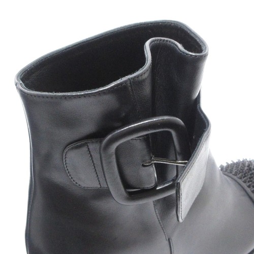 Auth CHRISTIAN LOUBOUTIN OLIVIA SNOW 3181143 Black Leather - Women's Boots - Picture 6 of 9