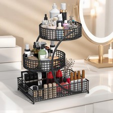 Makeup Organizer Countertop for Vanity 3 Tier Bathroom Bedroom Counter Skincare