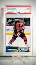 2022-23 Upper Deck Young Guns Matias Maccelli #216 RC PSA 10 - B