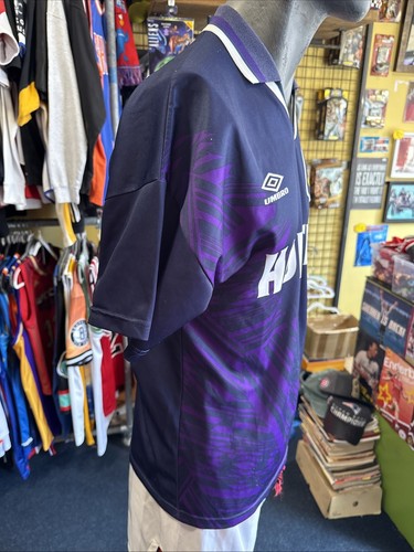 Auténtica Camisa Original Tottenham 1994/95 Visitante Umbro Para Hombre Mediana Klinsmann #18 - Imagen 7 de 16