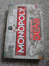 Monopoly The Walking Dead Survival Edition Hasbro Board Game Complete 2016 VGC 