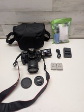 Canon EOS Rebel T5i DSLR Camera Bundle 18-55mm Lens 32GB 3 Batteries Bag