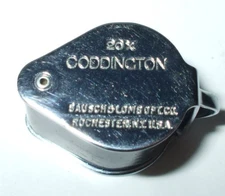 Vintage Bausch & Lomb 20 X Coddington Magnifier-Made In USA