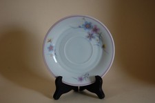 Untertasse Kaf 14,5cm Blumen blau rosa Reinecke Moschendorf