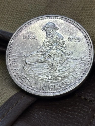 ENGELHARD 1 Ounce .999 Silver Prospector Round – Iconic Vintage Silver Bullion