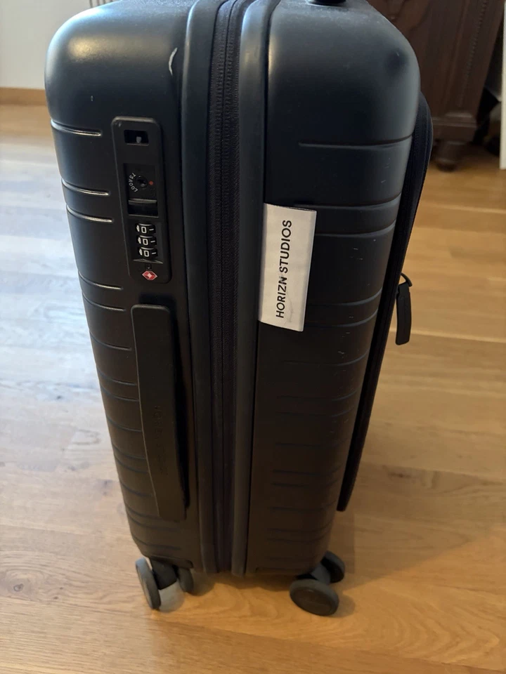 🧳HORIZN STUDIOS 💺CABIN M5 ✈️ESSENTIAL Night Blue Handgepäck Koffer Trolley - Bild 4 von 4
