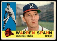 Top 10 Warren Spahn Baseball Cards 23