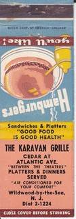 The KARAVAN GRILLE Wildwood by the SEA NJ.....HAMBURGERS
