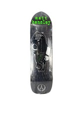 Assault Skateboards Matt Hensley Guest Model Pickup Truck Black Woodgrain Silver