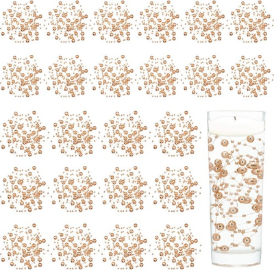 #ad Artificial pearl bead garland floating candle vase decor $16.11