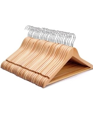 Kleiderbügel Holz 10x Stück Paket Garderobenorganizer Hemdbügel Kleider