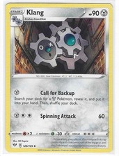 Klang 126/189 Uncommon Darkness Ablaze Pokemon Near Mint