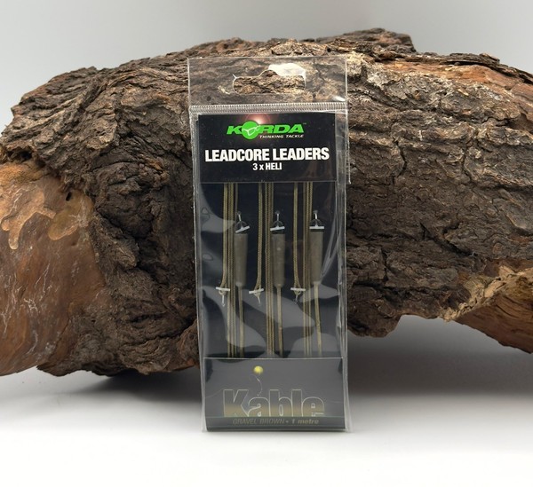 Korda Leadcore Leader Heli Gravel Karpfenmontage Karpfenangeln New Ovp-image