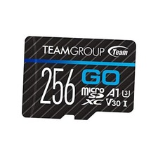 GO Card MicroSDXC UHS-I U3 V30 4K for Action Cameras  256GB with Adapter