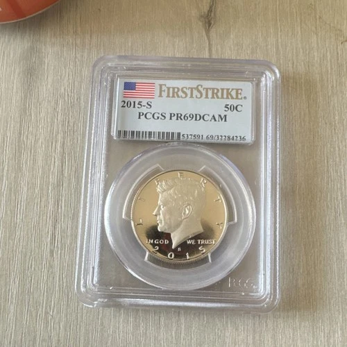 2015 S Kennedy Half Dollar PCGS PR69DCAM First Strike Silver Proof
