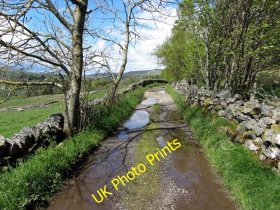 Foto 6x4 Gleis nördlich von Annat Walls Alston\/NY7146 um 2015