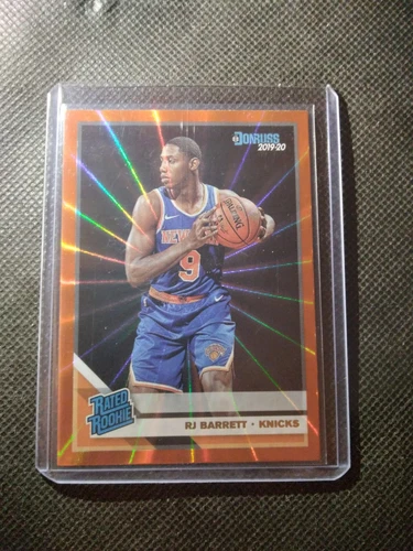 RJ BARRETT 2019-20 DONRUSS ORANGE LASER RATED ROOKIE  #203  Mint
