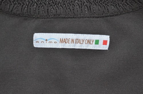 Animo Mens Bomber Jacket Size L(52) Gray Made In Italy Luxury Brand Casual - Picture 24 of 24