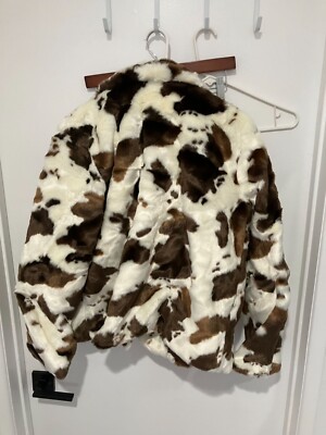 Nugu you cow fur coat 牛柄ファーコート　unene Nugu you cow fur coat 牛柄ファーコート unene 2025年最新】牛