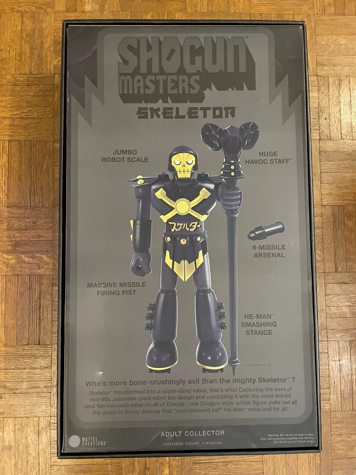 ¡NUEVO! Mattel Shogun Masters Golden Havoc Skeletor LE 1 de 2000 Hecho EN MANO Foto 2 de 4