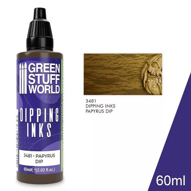 Green Stuff World GSW3481 - Dipping Ink 60 Ml - Papyrus Dip - New