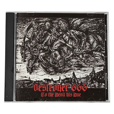 DESTROYER 666 To the Devil His Due Thrash Metal CD Hell's