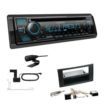 Kenwood KDC-BT960DAB Autoradio CD DAB+ Bluetooth für Ford S-Max schwarz Canbus