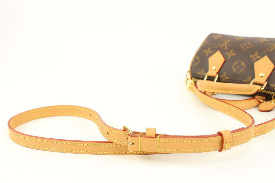Louis Vuitton Monogram Nano Speedy Bandouliere 32lk37s | eBay