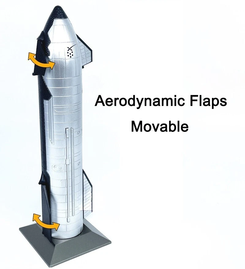 1:200 Diecast SpaceX Starship Rocket Launch Vehicle Model Spacecraft Collection - Image 3 of 4