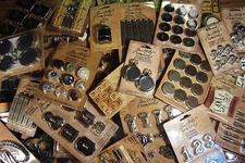 NEW Tim Holtz Idea-ology Embellishments Metal Mixed Media PICK ONE OF 26 TYPES!