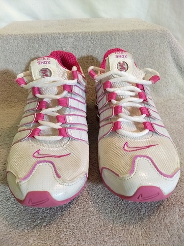 Nike Shox NZ "Weiß Pink" Damen-Sportschuhe, Größe: 7 #JR20-8 - Bild 3 von 8