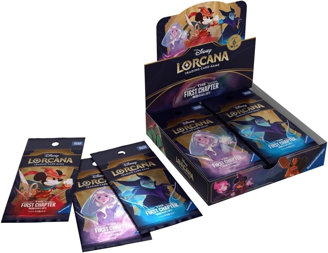 Disny LORCANA TCG THE FIRST CHAPTER japanese ver Booster BOX Disny LORCANA TCG THE FIRST CHAPTER japanese ver Booster BOX