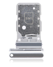 Dual Sim Card Tray Compatible For Samsung Galaxy S21 Ultra Phantom Silver