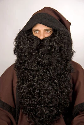 FESTARTIKEL MÜLLER Knecht Ruprecht Krampus schwarzer Vollbart Deutsche Herstellung